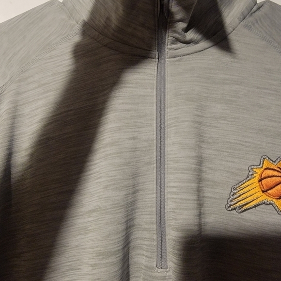 Nike Player Issue PE Phoenix Suns Zip Training Warm-Up Shirt Sz Med CN3300-002 - Picture 5 of 5
